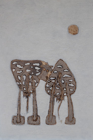 VACAS Media Mixta Papel Figura