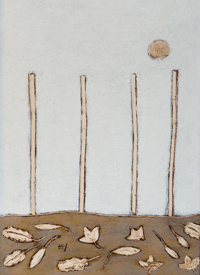 OTOÑO Mixed media Paper Figure Painting
