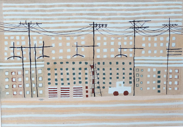 URBANO Media Mixta Papel Figura