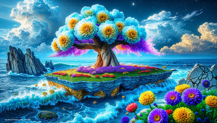 Isla Onírica Flotante