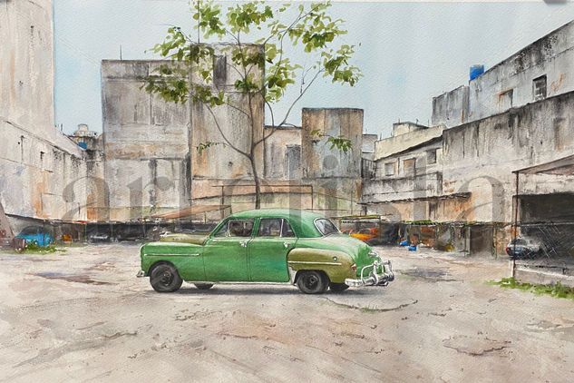 La Habana Acuarela Papel Otros