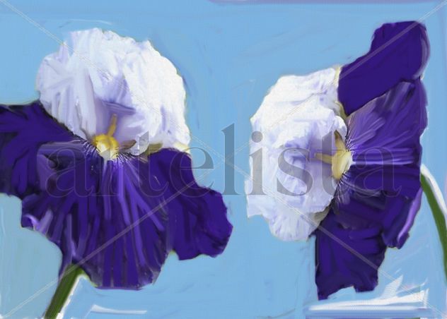 imprexpresionismo - flores de Castilla La Mancha VII
