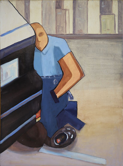 Floyd Oil Canvas Figure Painting