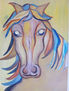 Shiny horse bright