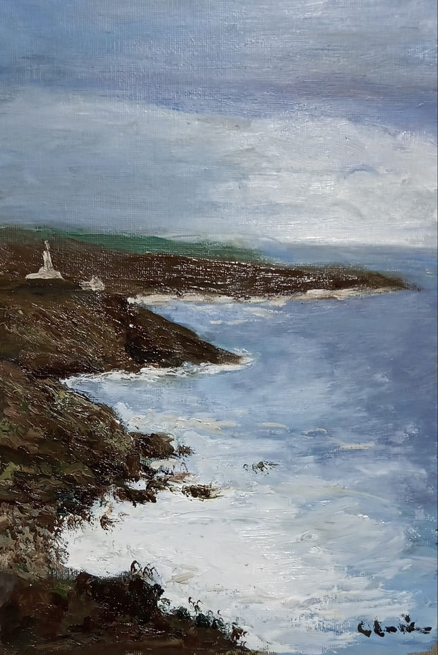 Luarca, la Atalaya y el faro.