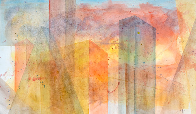Ciudad Fantasma X Watercolour Paper Landscaping