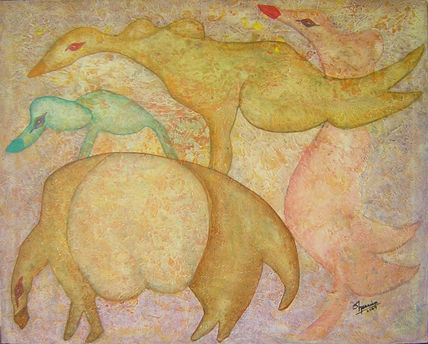 The pig bird family.
