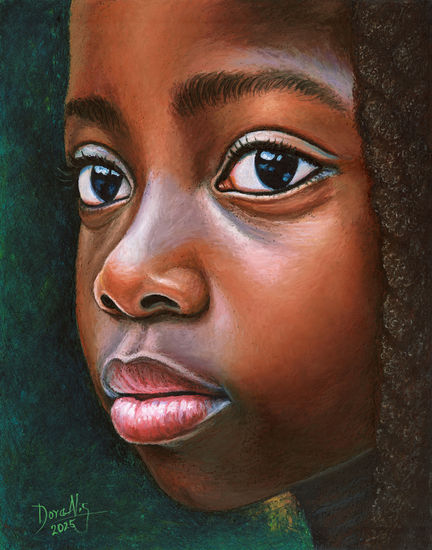 Colores de la Inocencia 10 Pastel Papel Retrato