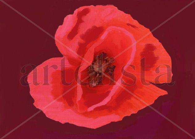 imprexpresionismo - flores de Castilla La Mancha XXII