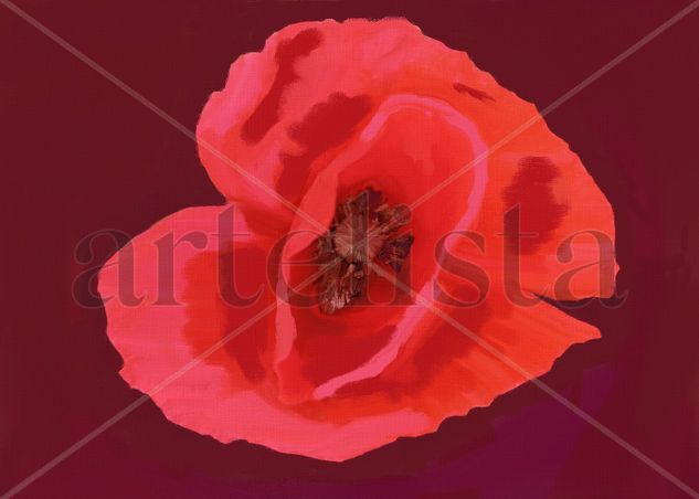 imprexpresionismo - flores de Castilla La Mancha XXII 