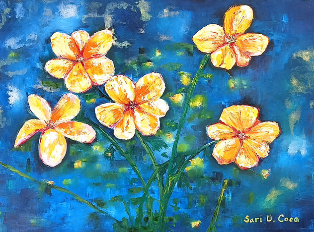 FLEURS JAUNES