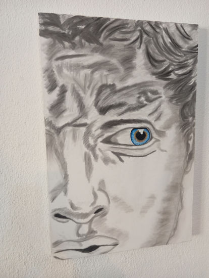 David the Miguel Ángel Acrylic Canvas Portrait