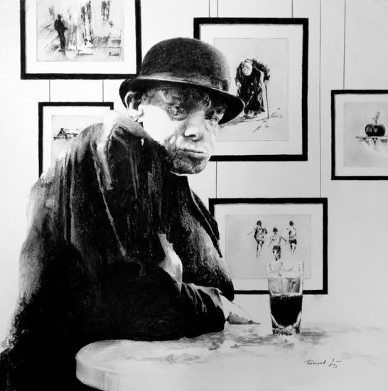 Ah, Vernissage! Charcoal