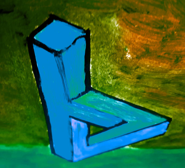 Hierro 6 Oil Panel Figure Painting