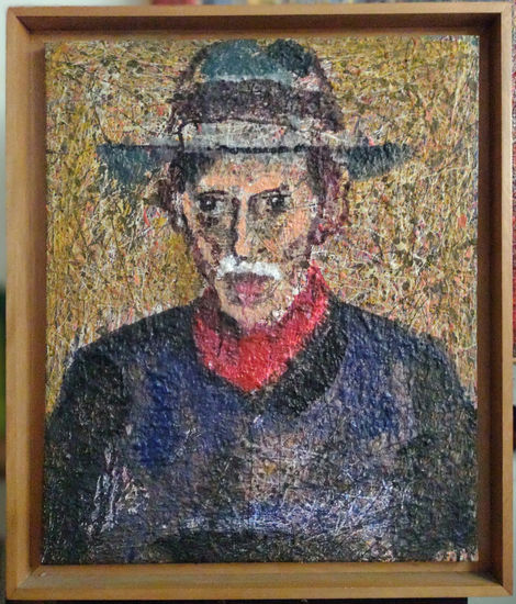 Don Miguel Acrylic Textile Portrait
