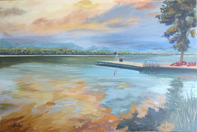 paisaje de lago