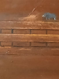 Elephant on furniture
