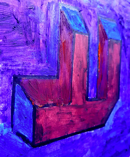 Hierro 65 Óleo Tabla Figura