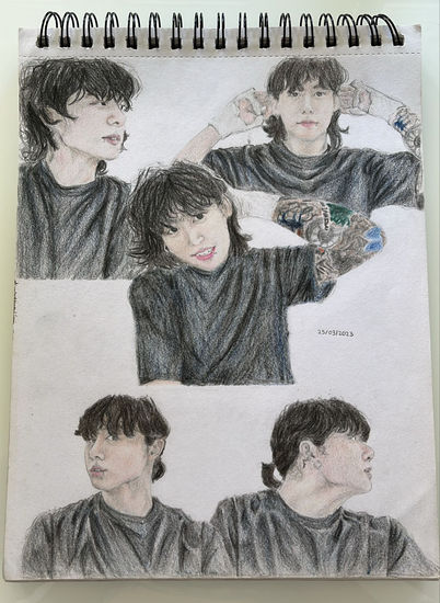 BTS Jungkook Jeon Lápiz