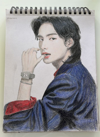 Hyunjin Straykids Hwang Mixed Media