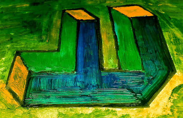 Hierro 78 Óleo Tabla Figura