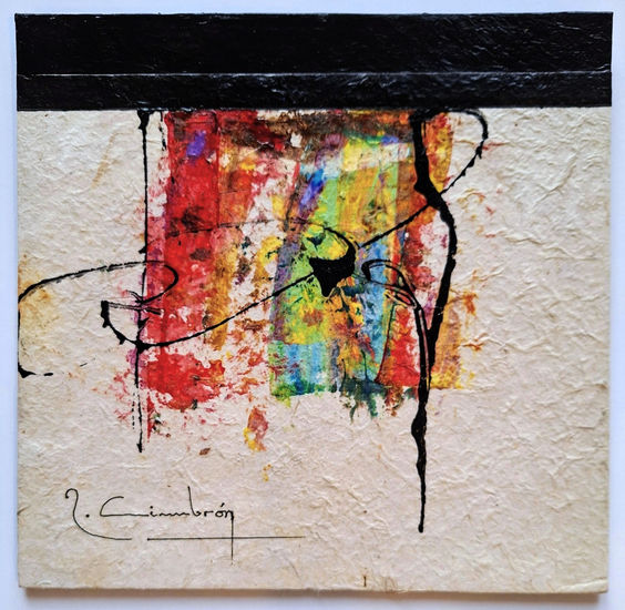 " Reflejos de serenidad " (2024): Mixed media Card Others