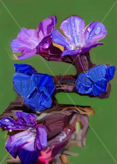 2025 - imprexpresionismo - flores de Castilla La Mancha XXXIII 