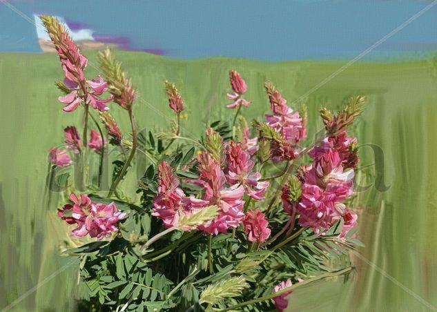 2025 - imprexpresionismo - flores de Castilla La Mancha XXXIV 