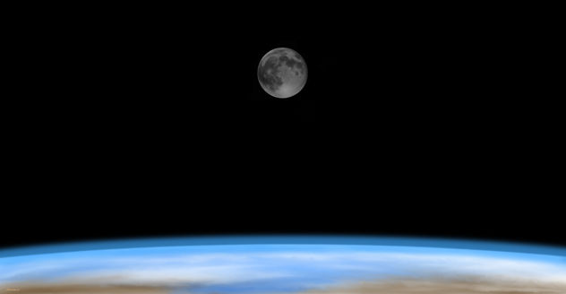 LA LUNA, LA TIERRA