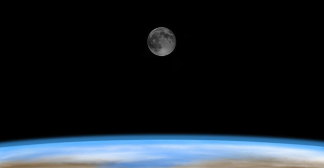LA LUNA, LA TIERRA 