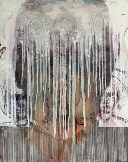 Veil of Flesh Series Media Mixta Lienzo Desnudos