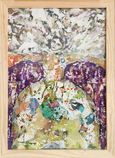 The Dress of Transformation Acuarela Papel Figura