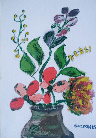 Bouquet n°11 Óleo Papel Floral