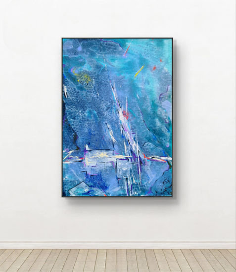 Thalassa VI Acrylic Canvas Marine Painting