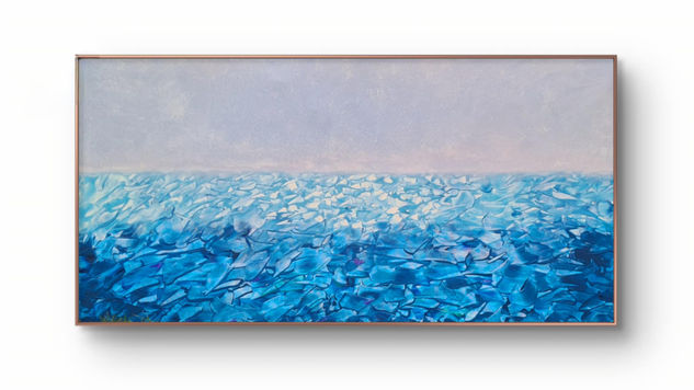 Thalassa II Acrylic Canvas Marine Painting
