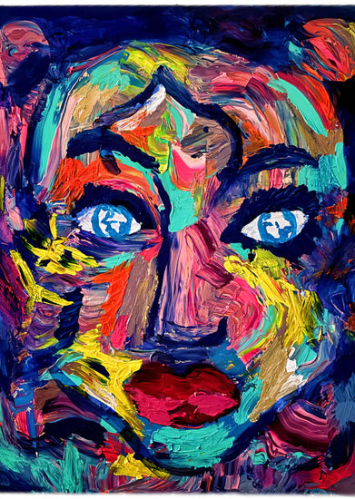 Mirada de mundo, world eyesight 2025 Acrylic Panel Portrait