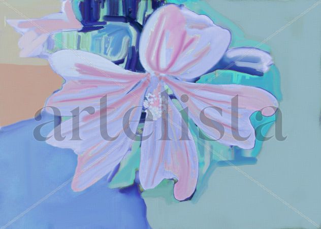 imprexpresionismo - flores de Castilla La Mancha XXXVI