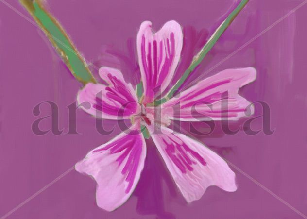 imprexpresionismo - flores de Castilla La Mancha XXXVII