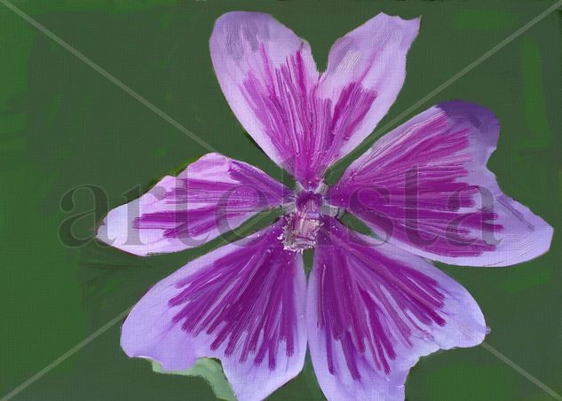 imprexpresionismo - flores de Castilla La Mancha XXXVIII 