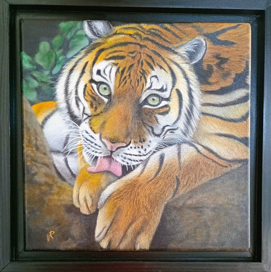 El Descanzo Acrílico Lienzo Animales