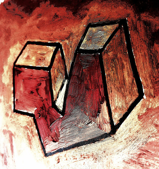 Hierro 95 Oil Panel Figure Painting