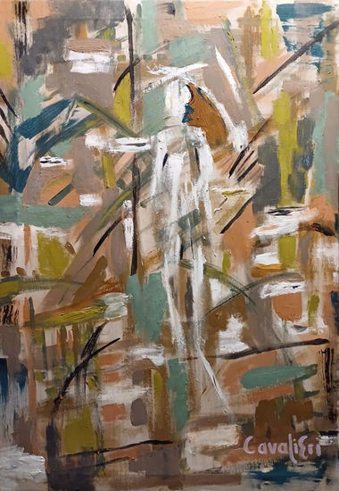 LA REVELACION DEL ESPIRITU Acrylic Canvas Figure Painting