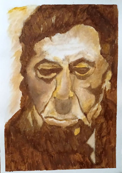los ejes de mi carreta Watercolour Paper Portrait