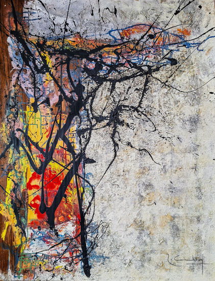 " Dripping entre siglos VII " (2021). Mixed media Canvas Others