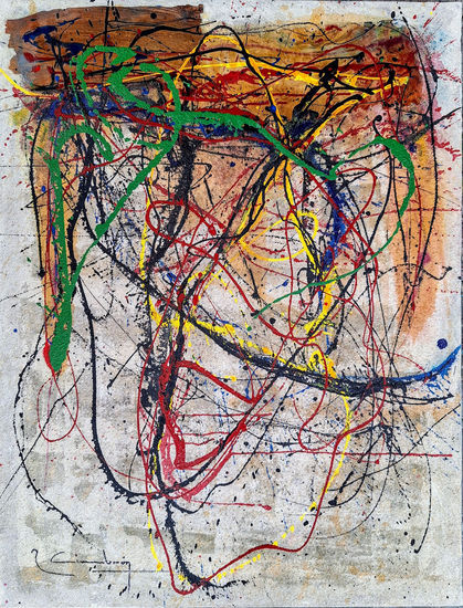 " Rectf.Dripping entre siglos II " (2021) Media Mixta Lienzo Otros