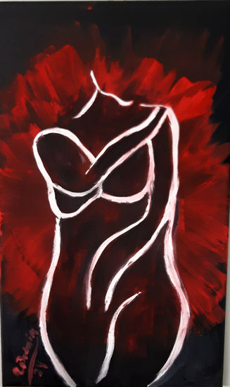 Mujer Acrylic Canvas Nude Paintings