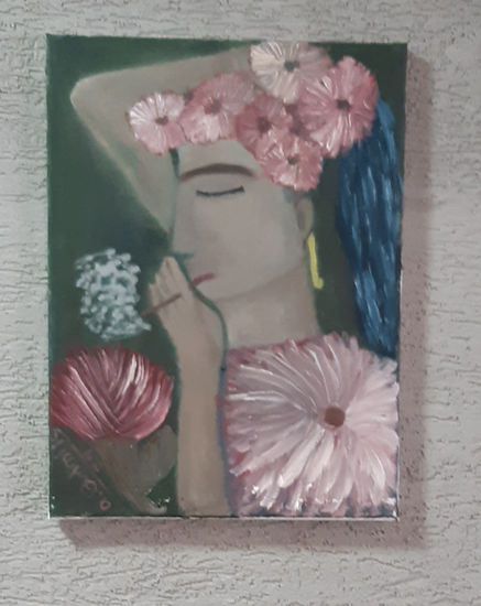 Frida Oil Canvas Portrait