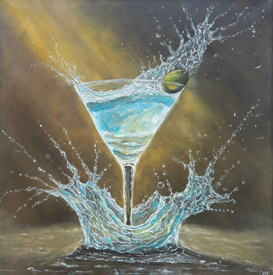 Luminous Martini Oil Canvas Others