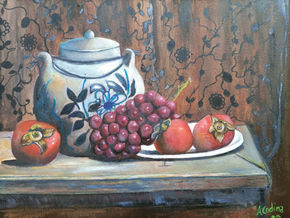 Palosanto y uvas