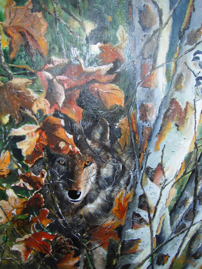 LO QUE ESCONDE EL BOSQUE Oil Canvas Animals